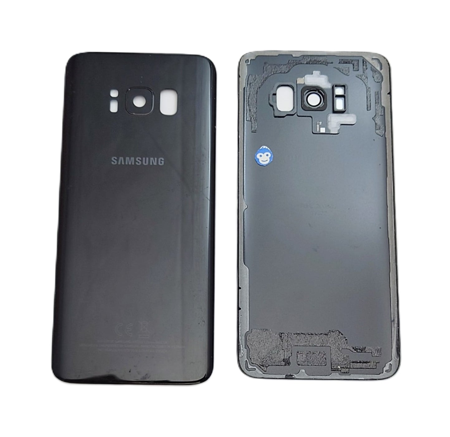 BACK BATTERY REAR COVER PANEL CAMERA LENS SAMSUNG GALAXY G950F S8 BLACK - GRADE AB