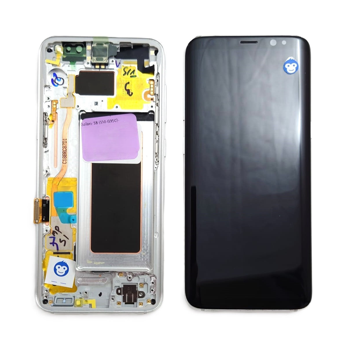 LCD DISPLAY SCREEN SAMSUNG GALAXY G950F S8 SILVER - GRADE AB