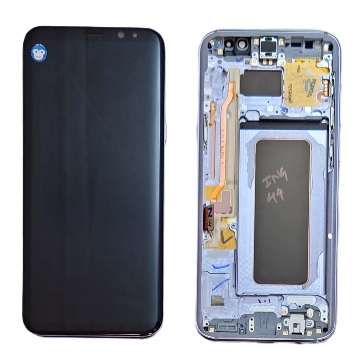 LCD DISPLAY SCREEN SAMSUNG GALAXY G955F S8 PLUS ORCHID GREY - GRADE AB