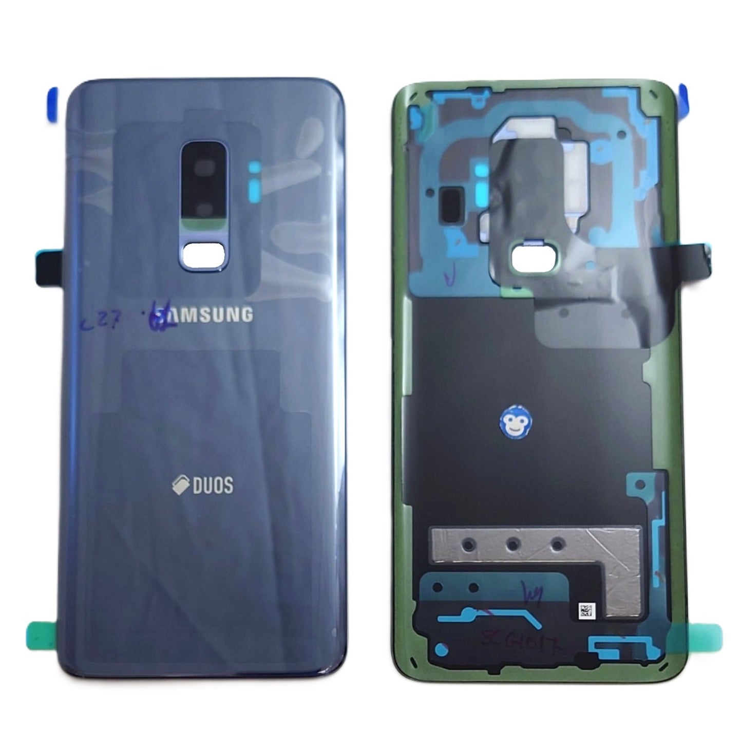 BACK BATTERY REAR COVER PANEL CAMERA LENS SAMSUNG GALAXY G965DS S9 PLUS DUOS BLUE - NEW
