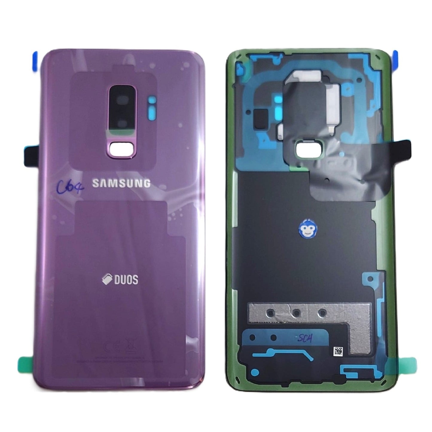 BACK BATTERY REAR COVER PANEL CAMERA LENS SAMSUNG GALAXY G965DS S9 PLUS DUOS PURPLE - NEW