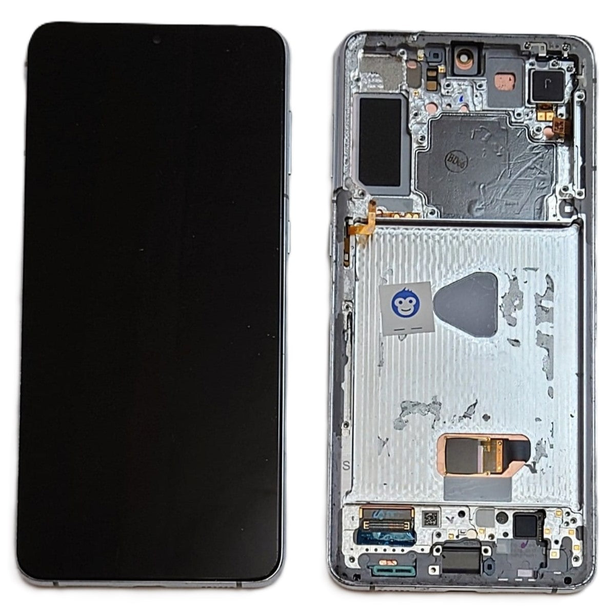USED LCD SCREEEN DISPLAY SAMSUNG GALAXY S21 PLUS / S21+ 5G G996 SILVER (WHITE) - GRADE BC