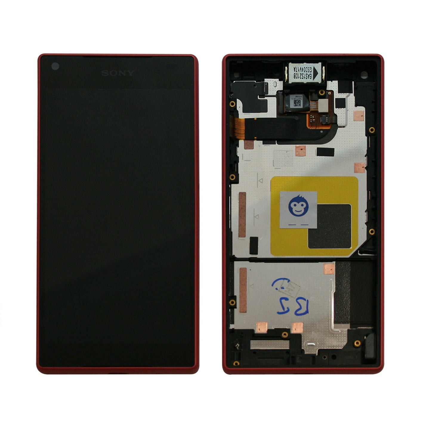 LCD SCREEN IN FRAME SONY XPERIA Z5 COMPACT PINK - GRADE AB