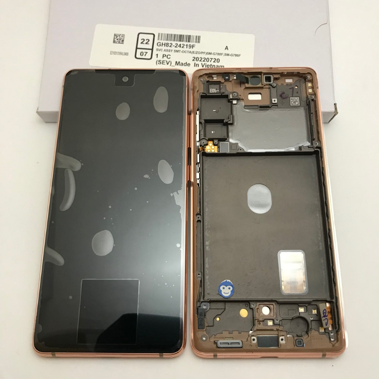 LCD Screen Display Samsung Galaxy S20 FE 4G G780 / S20 FE 5G G781 CLOUD ORANGE - NEW