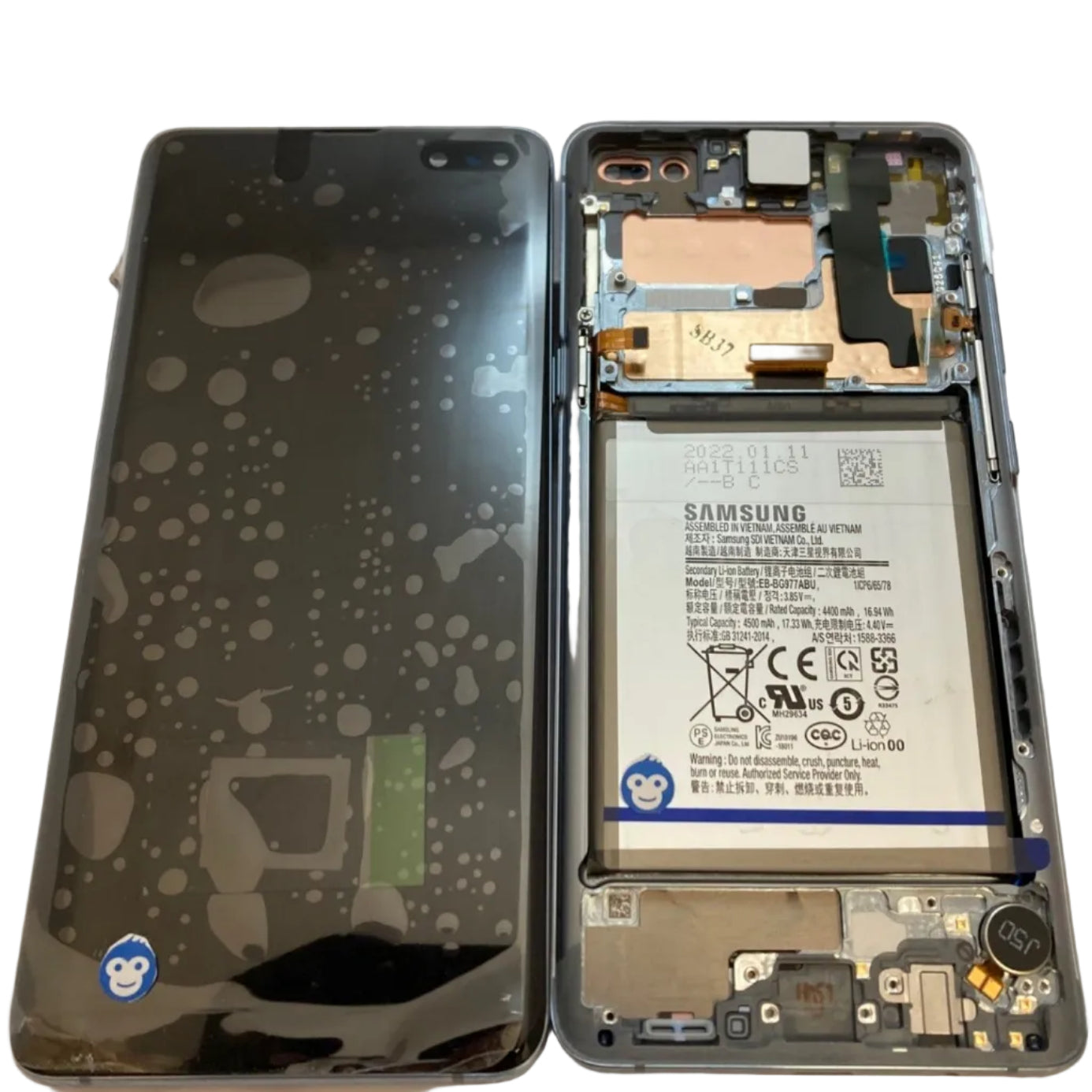 LCD Display Samsung Galaxy S10 5G G977 in Majestic Black WITH BATTERY - NEW