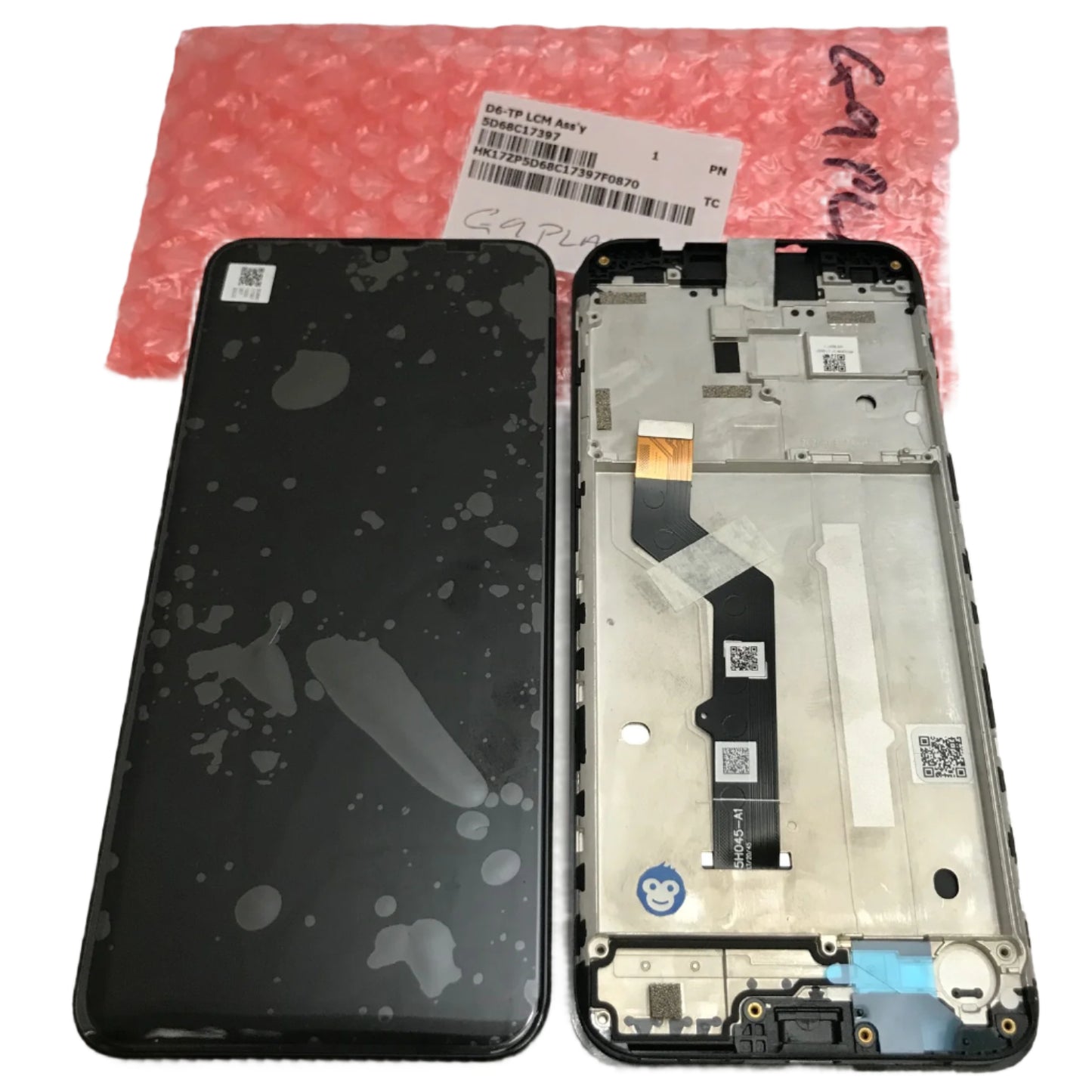 LCD SCREEN DISPLAY WITH FRAME FOR MOTOROLA G9 PLAY XT2083 - NEW