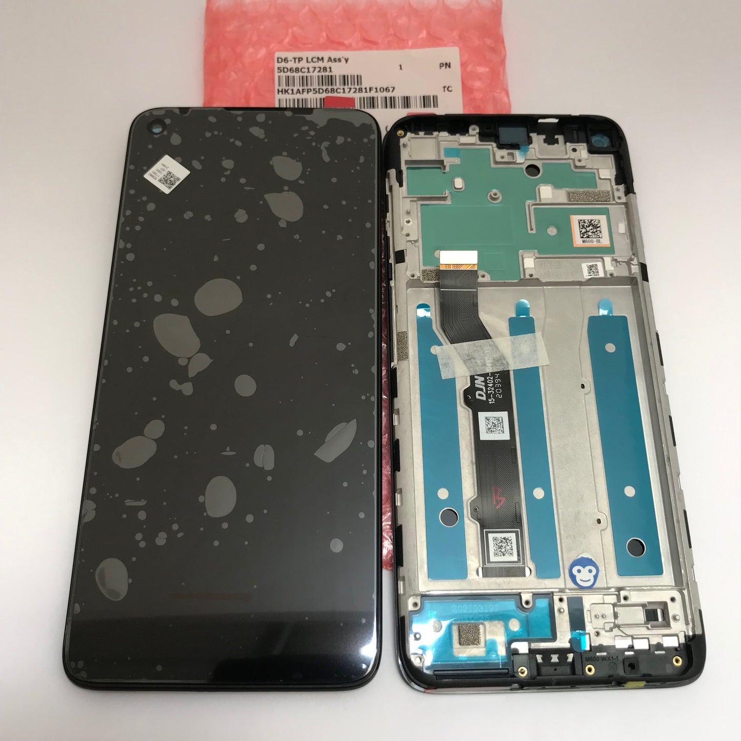 LCD SCREEN DISPLAY WITH FRAME FOR MOTOROLA G9 PLUS XT2087 - NEW