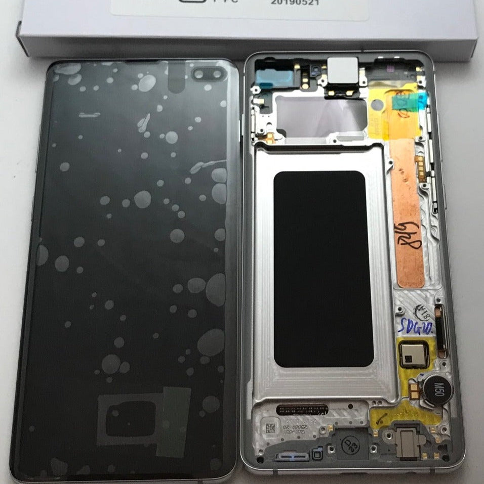 LCD SCREEN DISPLAY Samsung Galaxy S10 Plus G975 Prism White / Silver - NEW