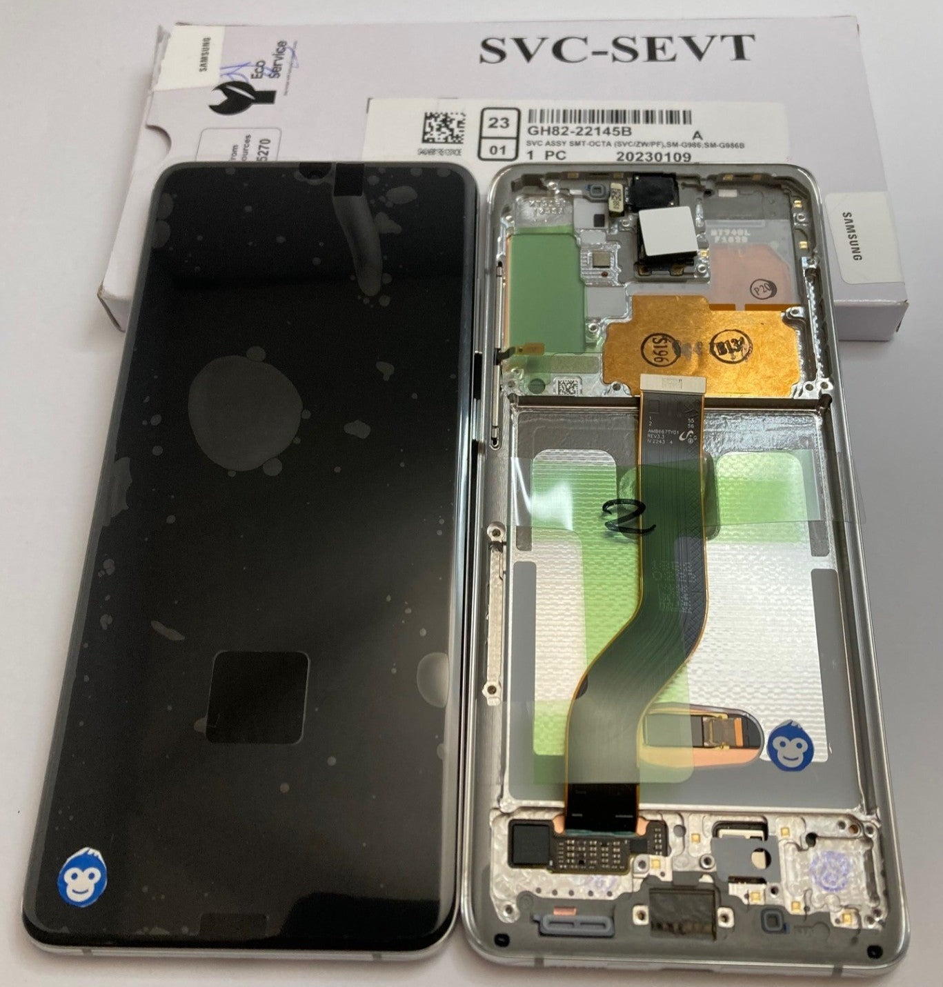 LCD Display Screen Samsung Galaxy S20 PLUS + / S20 PLUS + 5G G985 / G986 White - NEW