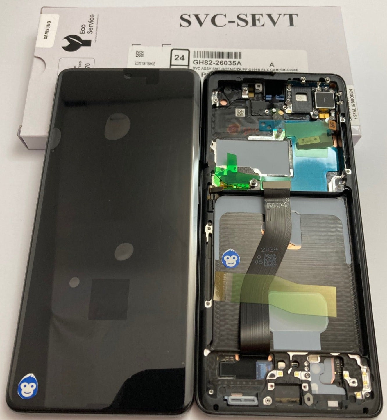 LCD Screen Display Samsung Galaxy S21 ULTRA 5G G998 / BLACK (No front cam) - NEW