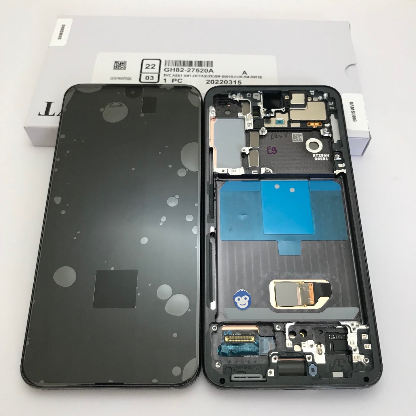 LCD Screen Display Samsung Galaxy S22 S901 BLACK (No front cam) - NEW