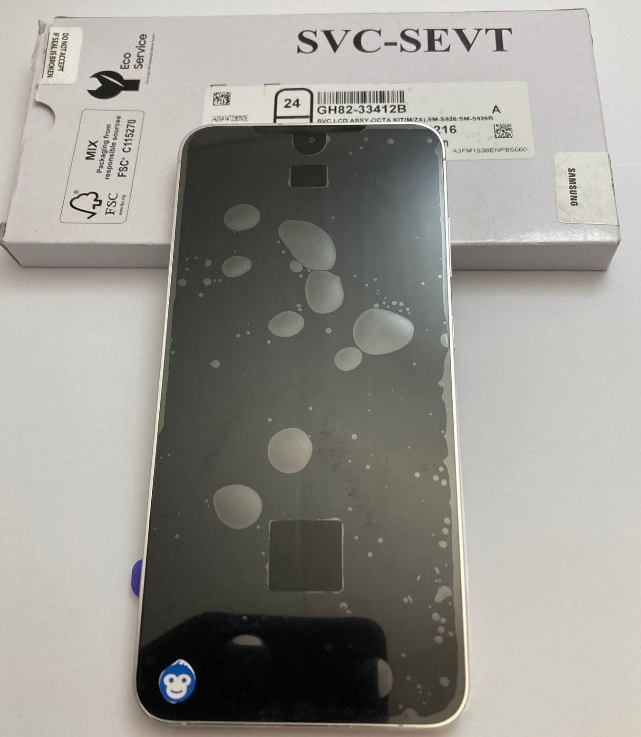 LCD SCREEN DISPLAY Samsung Galaxy S24 PLUS S926 Marble Grey with battery - NEW