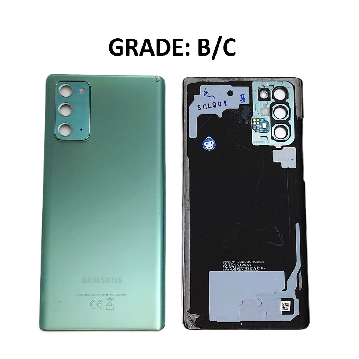 BACK BATTERY REAR COVER FOR SAMSUNG GALAXY NOTE 20 N980 GREEN - GRADE BC