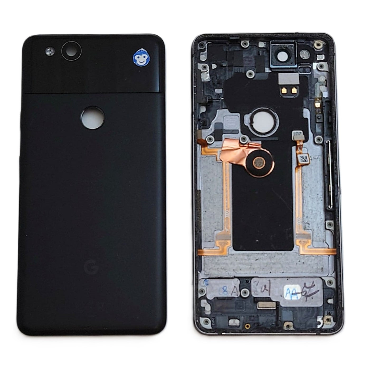 Rear Back Cover Google Pixel 2 in Black - GRADE AB