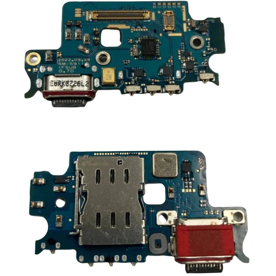CHARGER PORT TYPE-C SIM READER FLEX SAMSUNG GALAXY S23 S911 - USED