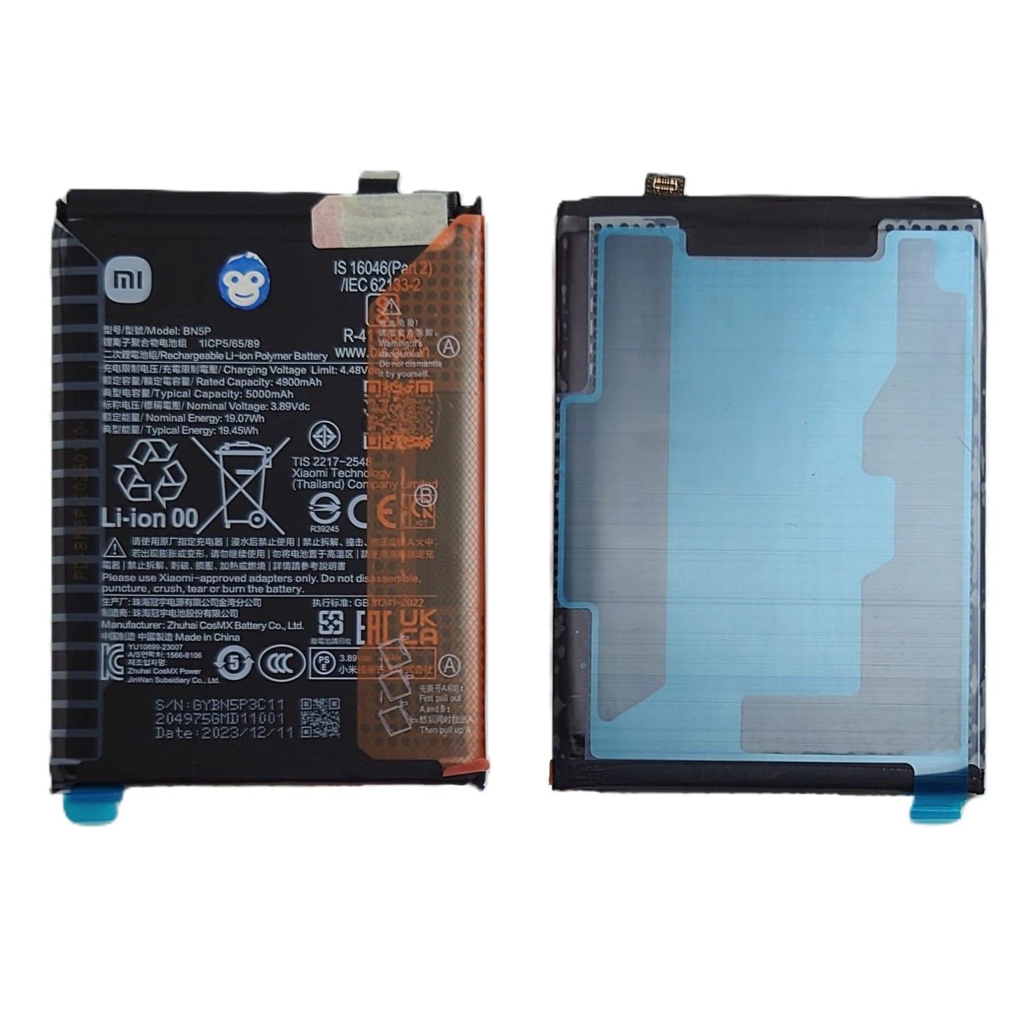 INTERNAL BATTERY XIAOMI REDMI NOTE 13 BN5P - NEW
