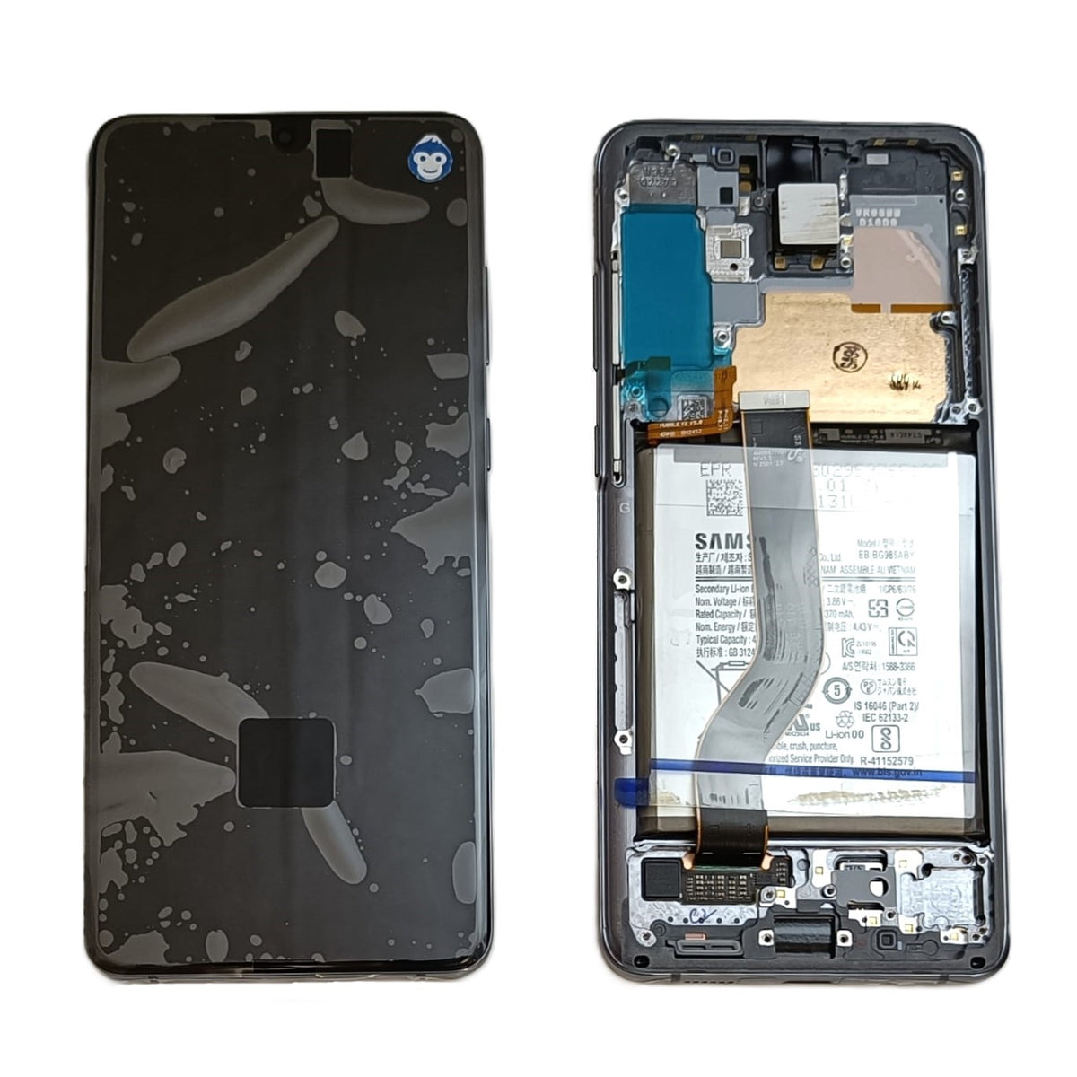 LCD Display Screen Samsung Galaxy S20 PLUS / 5G S20+ G985 / G986 Grey (no front camera) (battery pre-fitted) - NEW