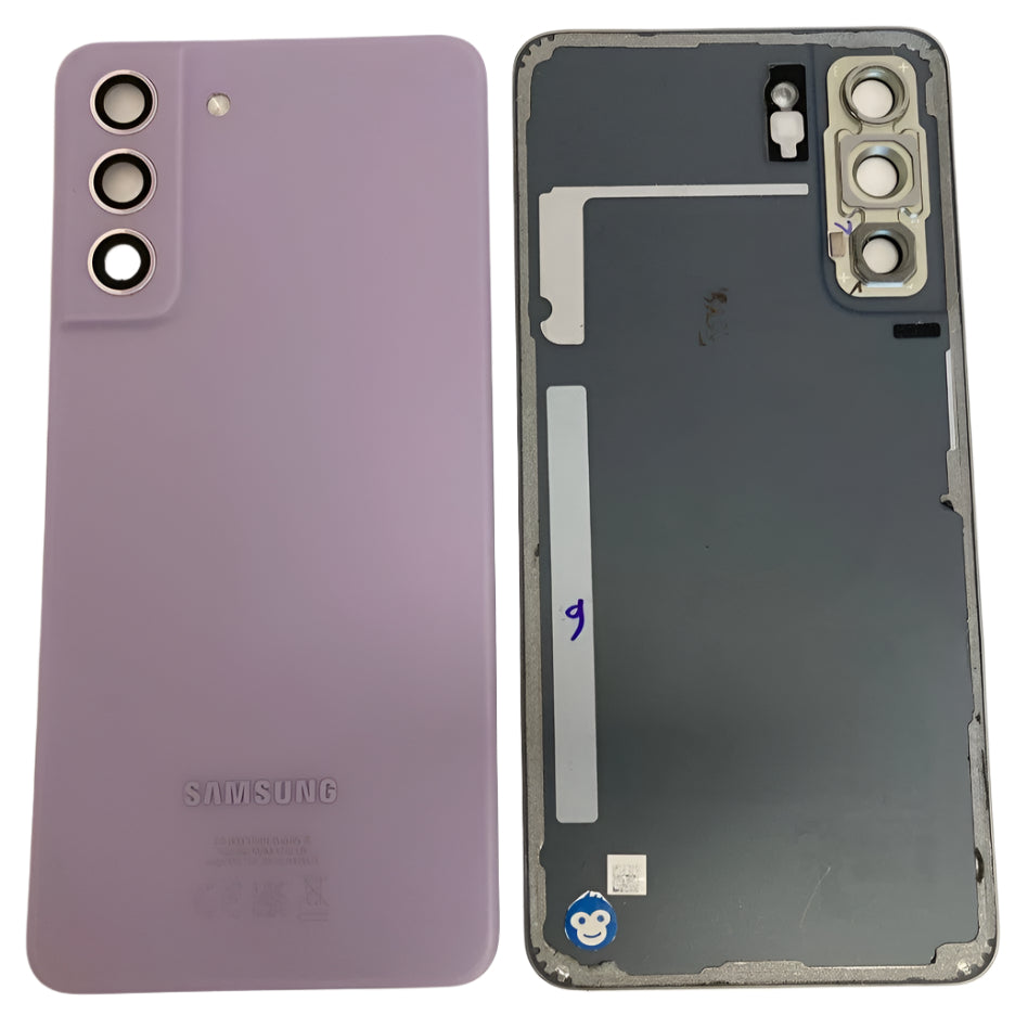 BACK BATTERY REAR COVER PANEL CAMERA LENS SAMSUNG GALAXY S21 FE G990 Violet - GRADE AB