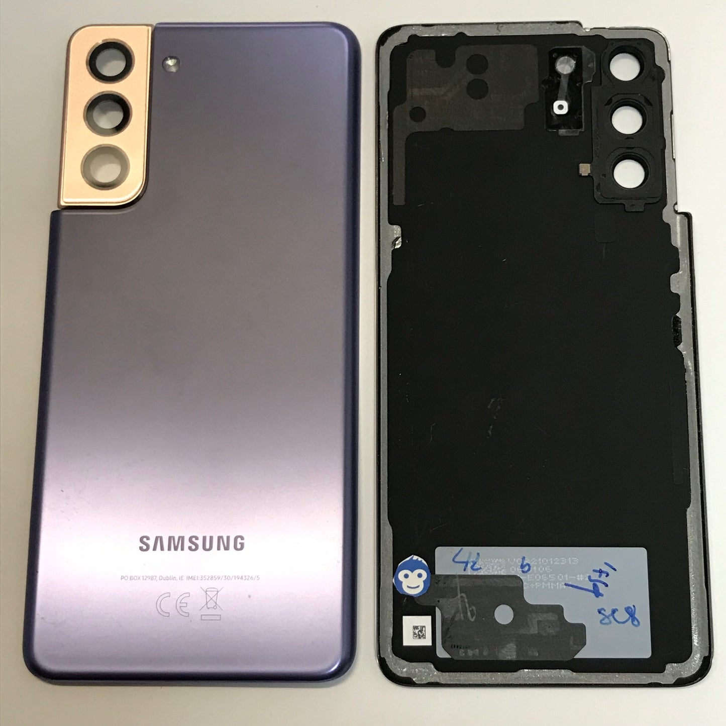 BACK BATTERY REAR COVER PANEL CAMERA LENS SAMSUNG GALAXY S21 5G G991 VIOLET - GRADE AB