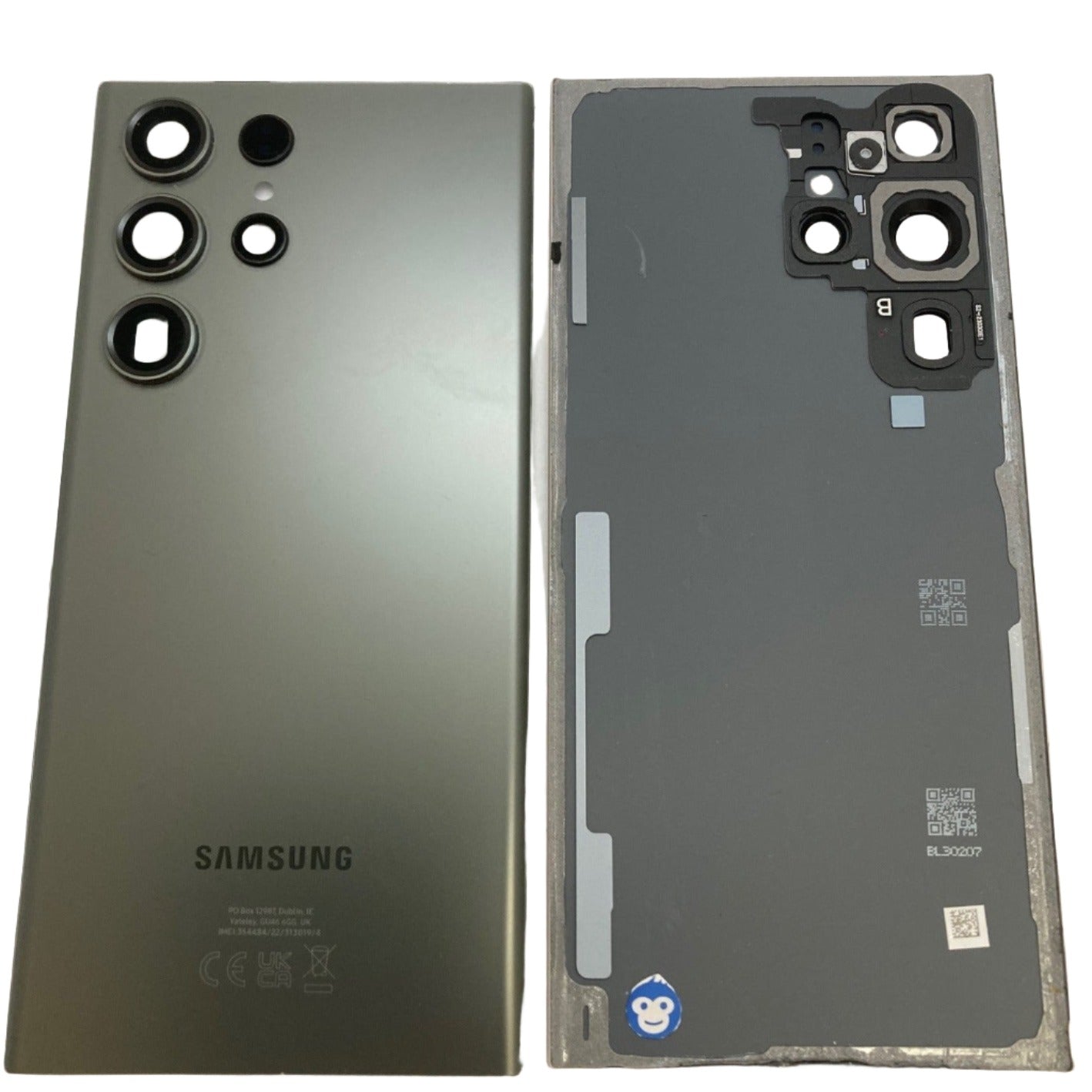 BACK BATTERY REAR COVER PANEL CAMERA LENS SAMSUNG GALAXY S23 ULTRA S918 GREEN - GRADE AB