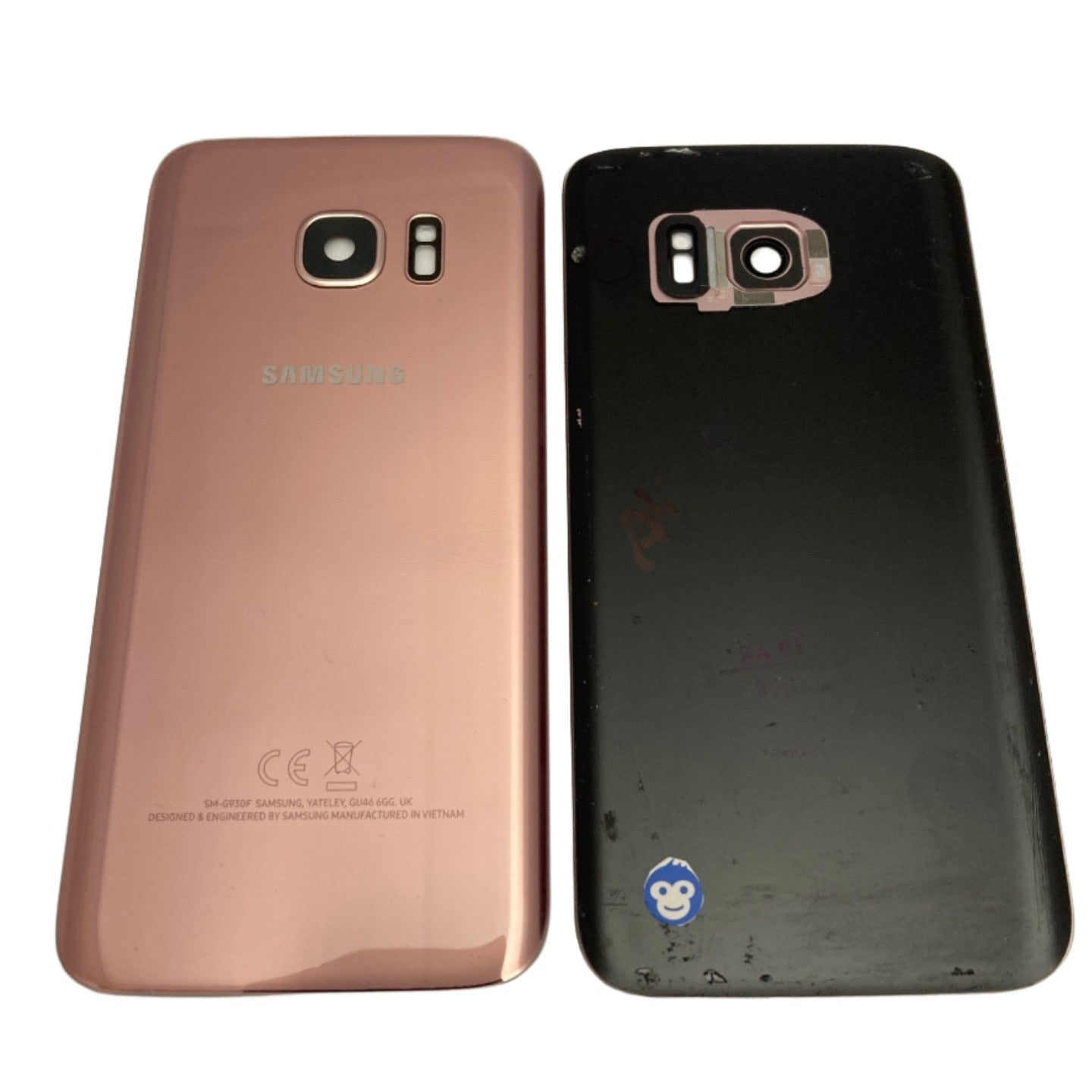 BACK BATTERY REAR COVER PANEL CAMERA LENS SAMSUNG GALAXY G930F S7 ROSE GOLD - GRADE AB