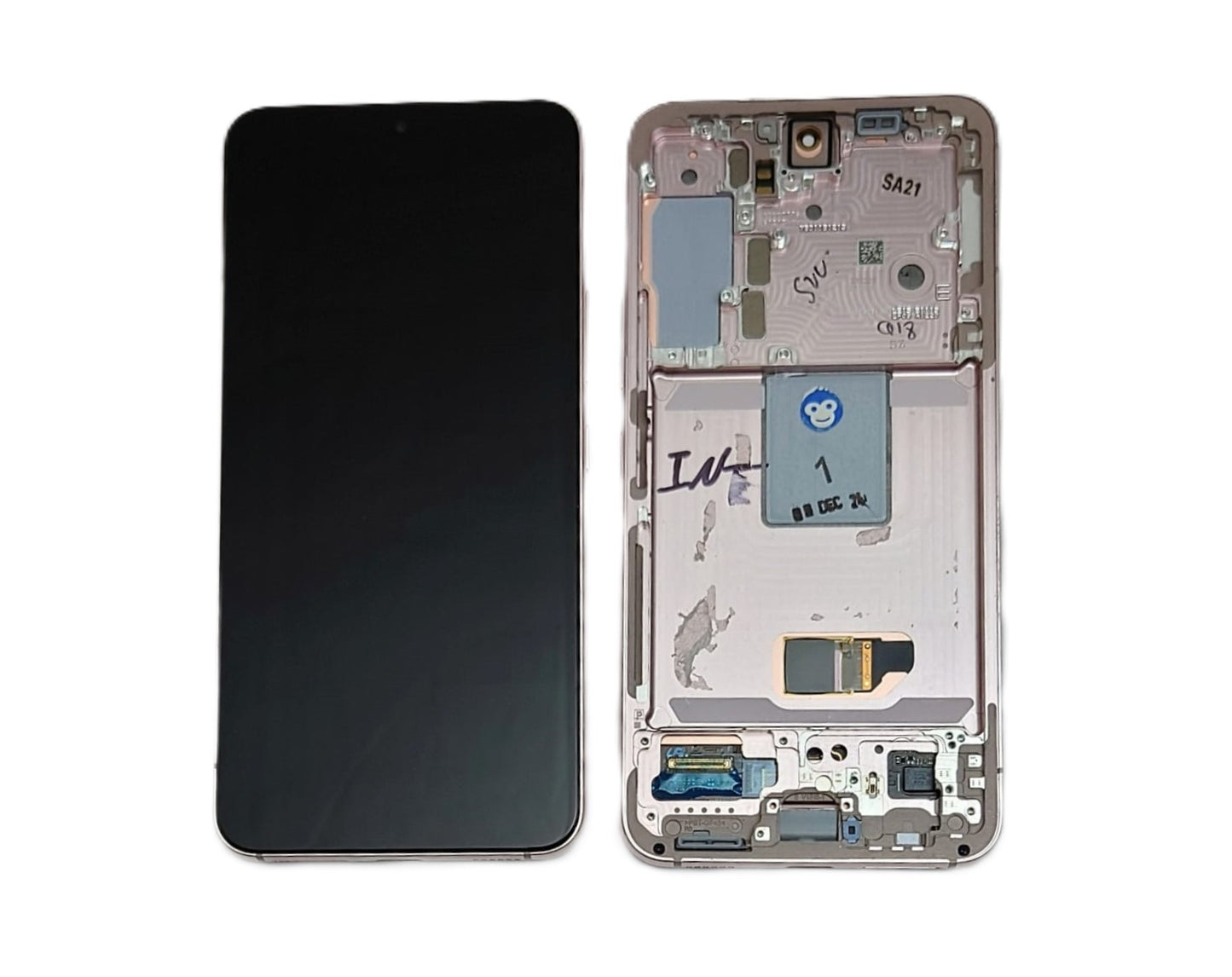 USED LCD SCREEEN DISPLAY SAMSUNG GALAXY S22 S901 PINK GOLD- GRADE AB