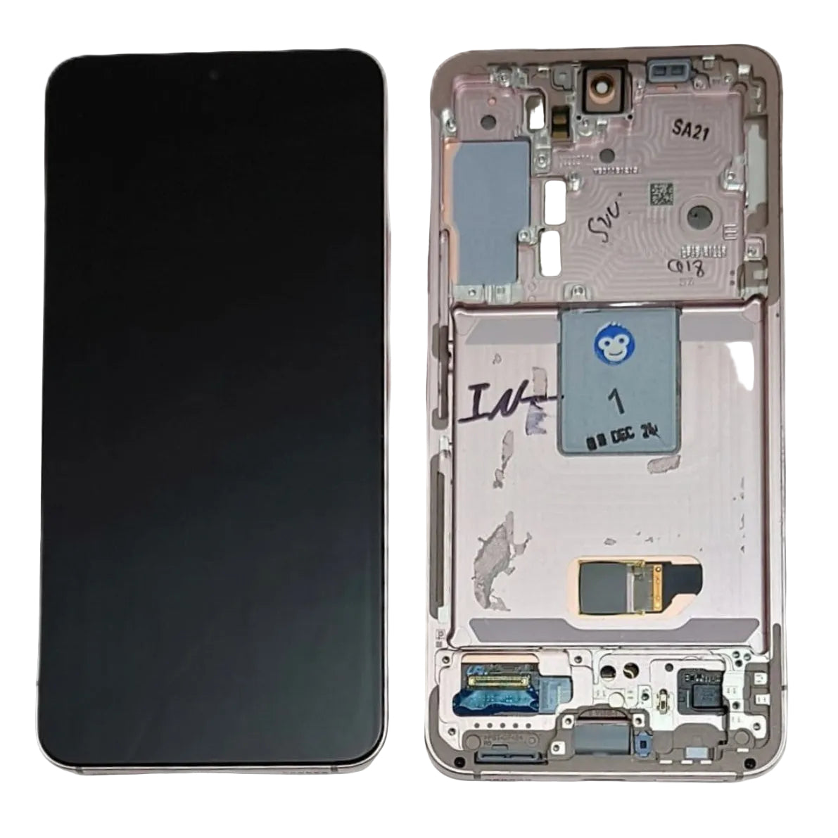 USED LCD SCREEEN DISPLAY SAMSUNG GALAXY S22 S901 PINK GOLD- GRADE AB