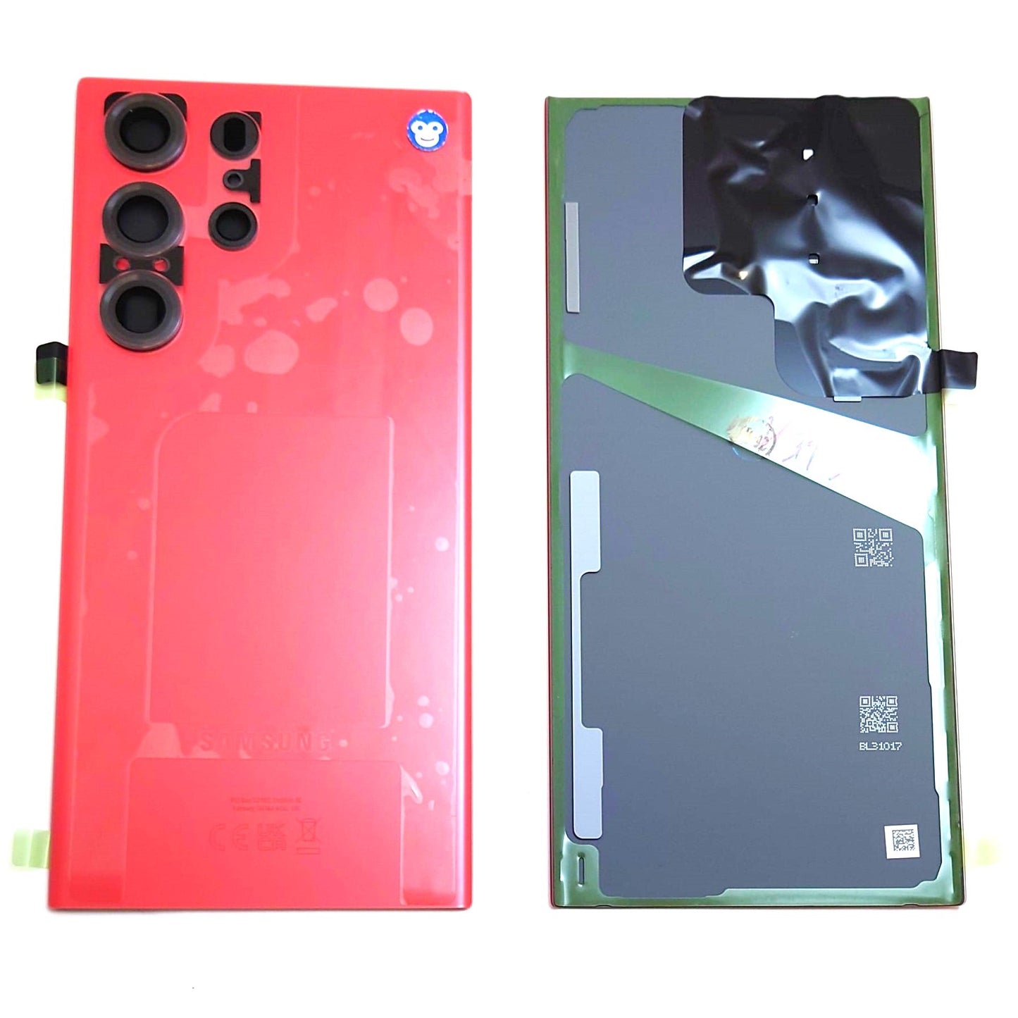 BACK BATTERY REAR COVER PANEL CAMERA LENS SAMSUNG GALAXY S23 ULTRA S918 RED - NEW