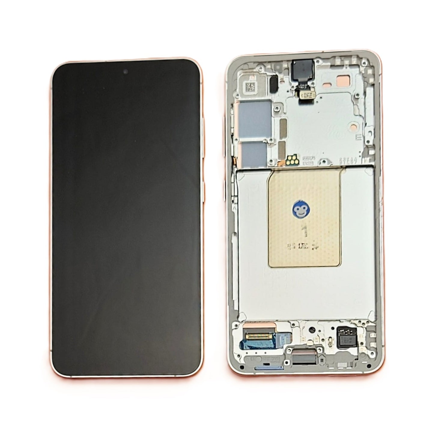 LCD SCREEN DISPLAY Samsung Galaxy S24 S921 Marble Grey (White / Silver) - GRADE AB