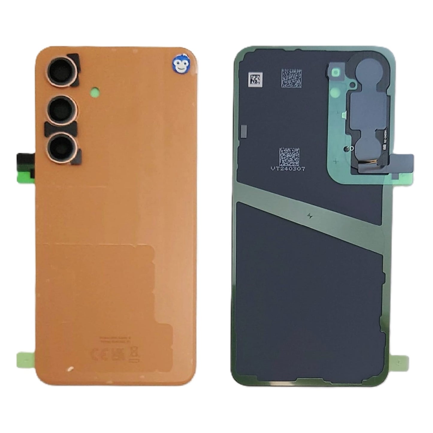 BACK BATTERY REAR COVER PANEL CAMERA LENS SAMSUNG GALAXY S24 S921 ORANGE - NEW