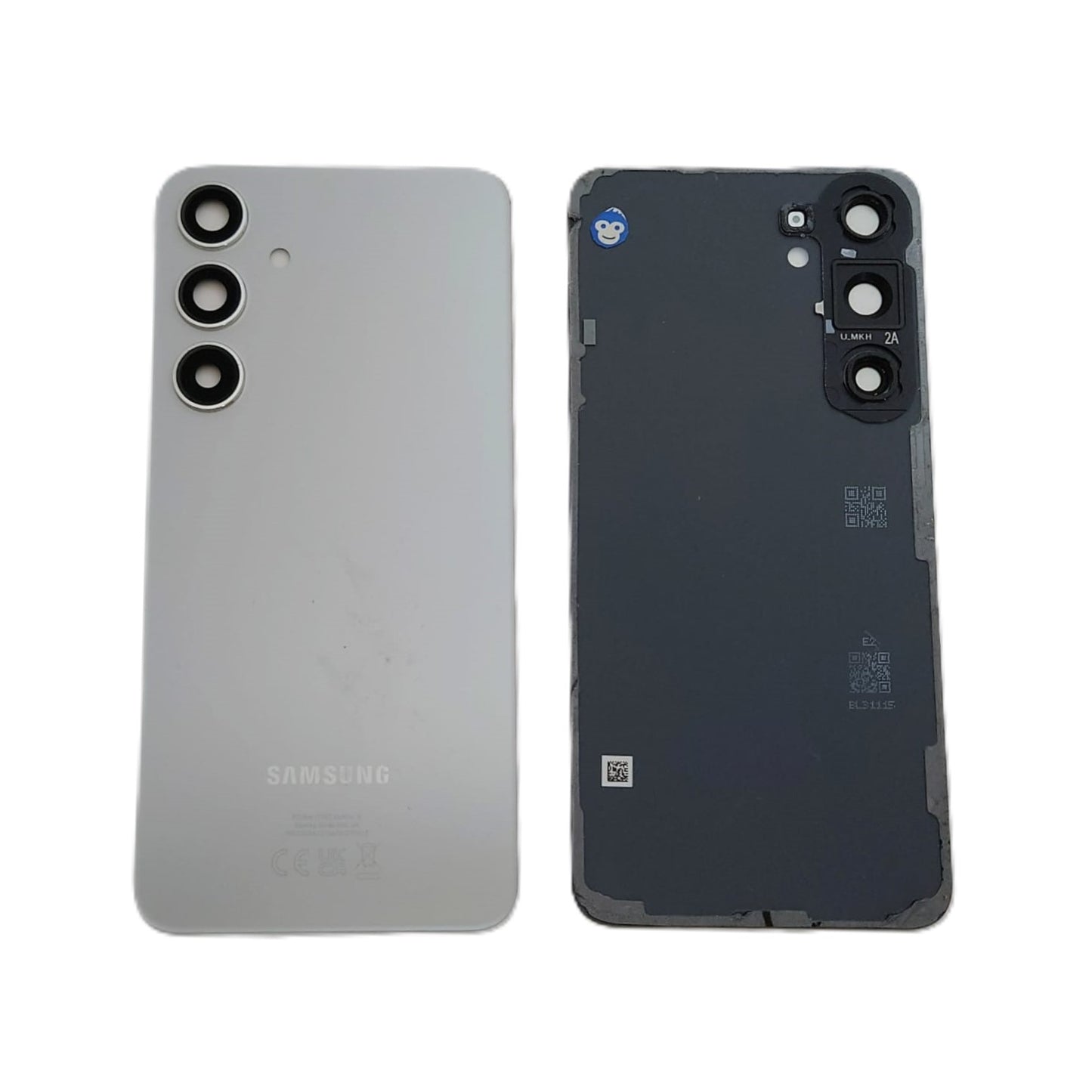 BACK BATTERY REAR COVER PANEL CAMERA LENS SAMSUNG GALAXY S24 PLUS S926 MARBLE GREY - GRADE AB