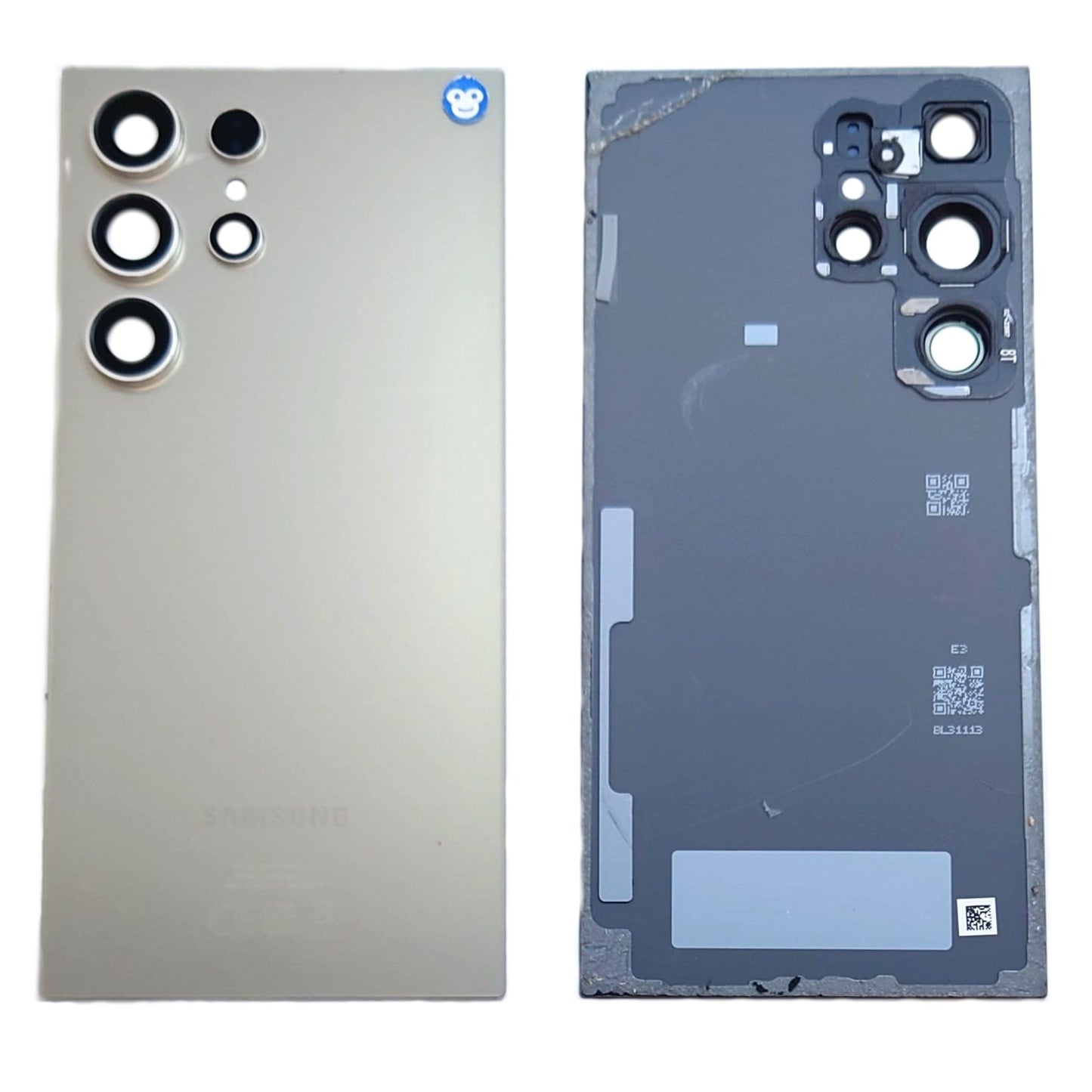 BACK BATTERY REAR COVER PANEL CAMERA LENS SAMSUNG GALAXY S24 ULTRA S928 TITANIUM GREY - GRADE AB