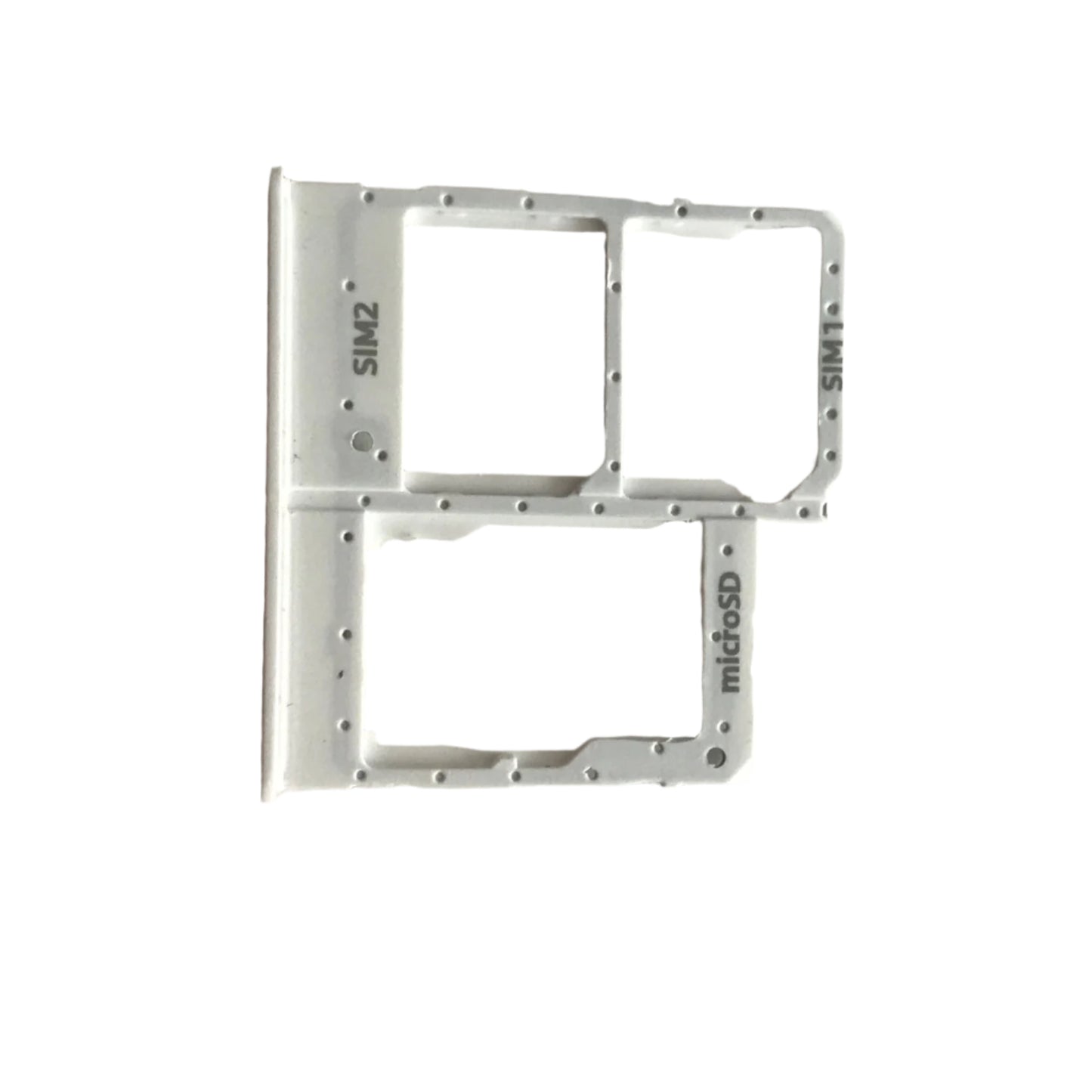 Sim Tray (DUAL) Samsung Galaxy A202 / A20e (2019) White - NEW