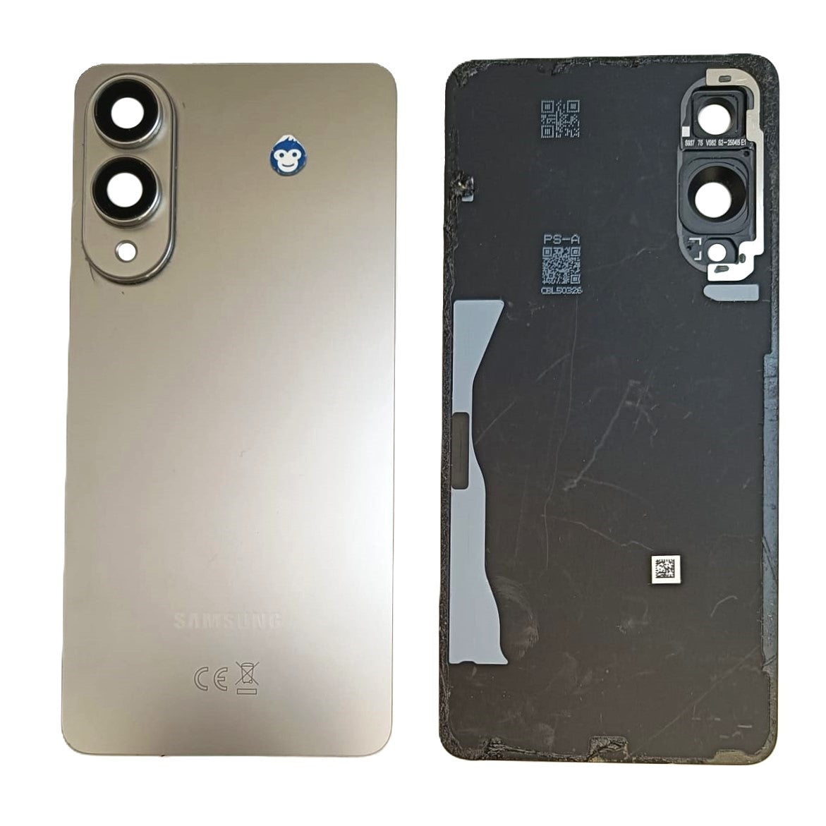 Back Cover Glass Camera Lens Samsung Galaxy S25 Edge S937 Titanium Silver - Grade AB