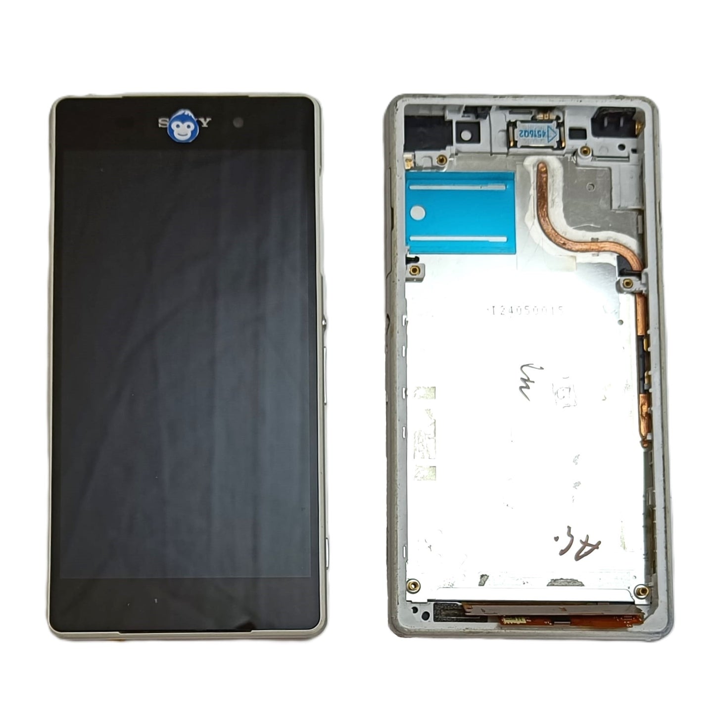 LCD SCREEN IN FRAME SONY XPERIA Z2 WHITE - GRADE AB