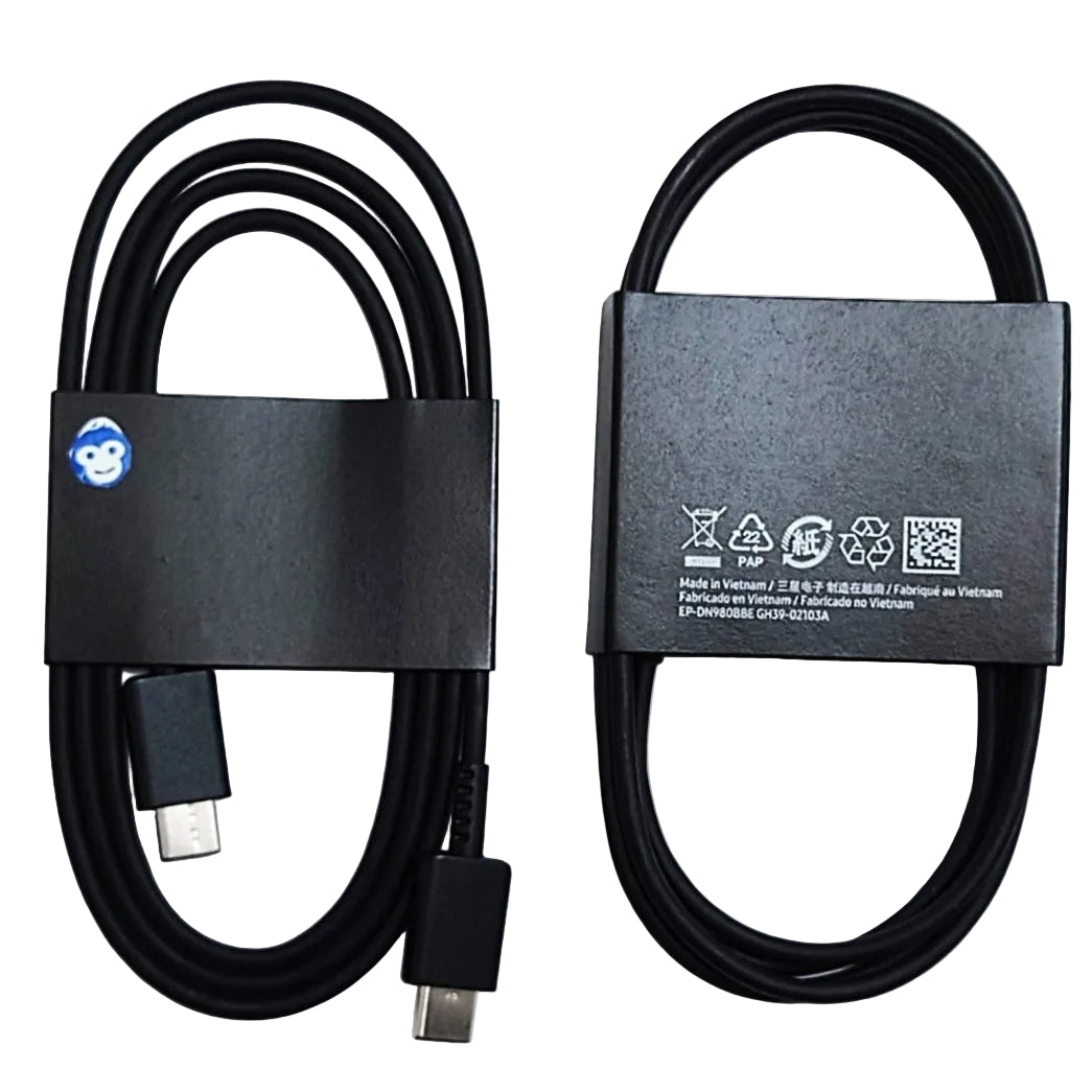 CABLE SAMSUNG TYPE-C TO TYPE-C 1M EP-DN980 BLACK - NEW