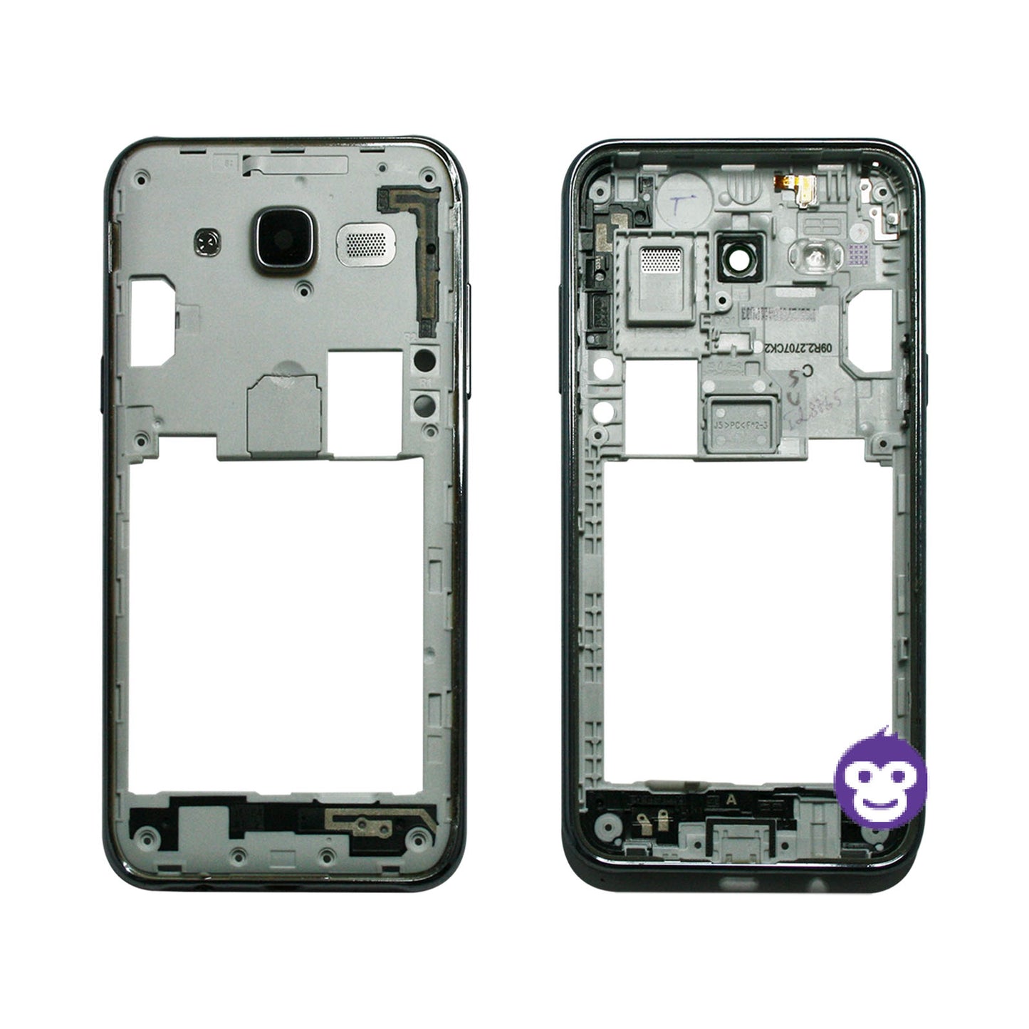 CHASSIS FRAME WITH PARTS AND CAMERA LENS SAMSUNG GALAXY J5 (2015) J500F BLACK