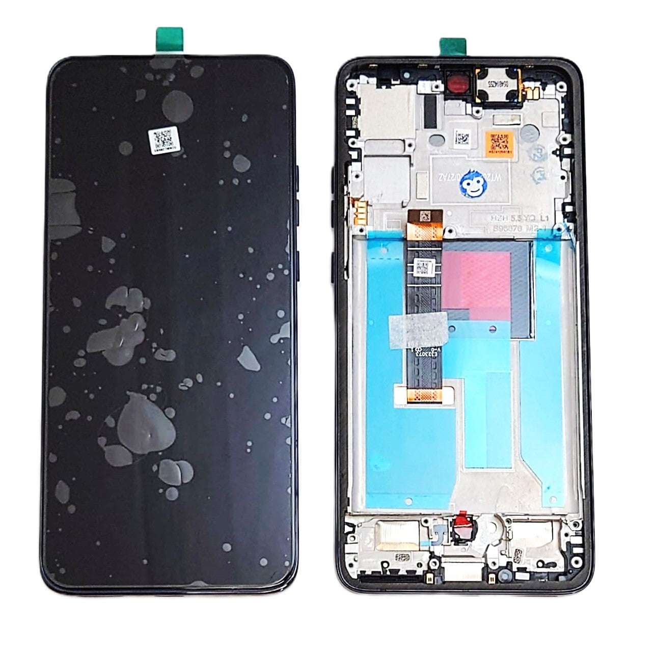 LCD SCREEN DISPLAY WITH FRAME MOTOROLA EDGE 50 NEO GREY XT2409 - NEW