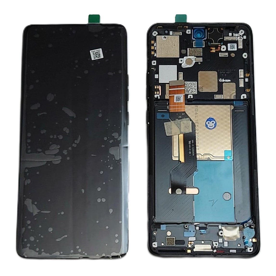 LCD SCREEN DISPLAY WITH FRAME MOTOROLA XT2403 EDGE 50 PRO BLACK BEAUTY - NEW