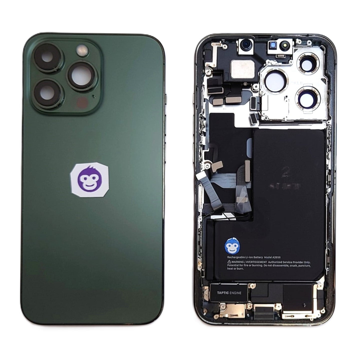 HOUSING CHASSIS APPLE IPHONE GREEN WITH PARTS 13 PRO - USED