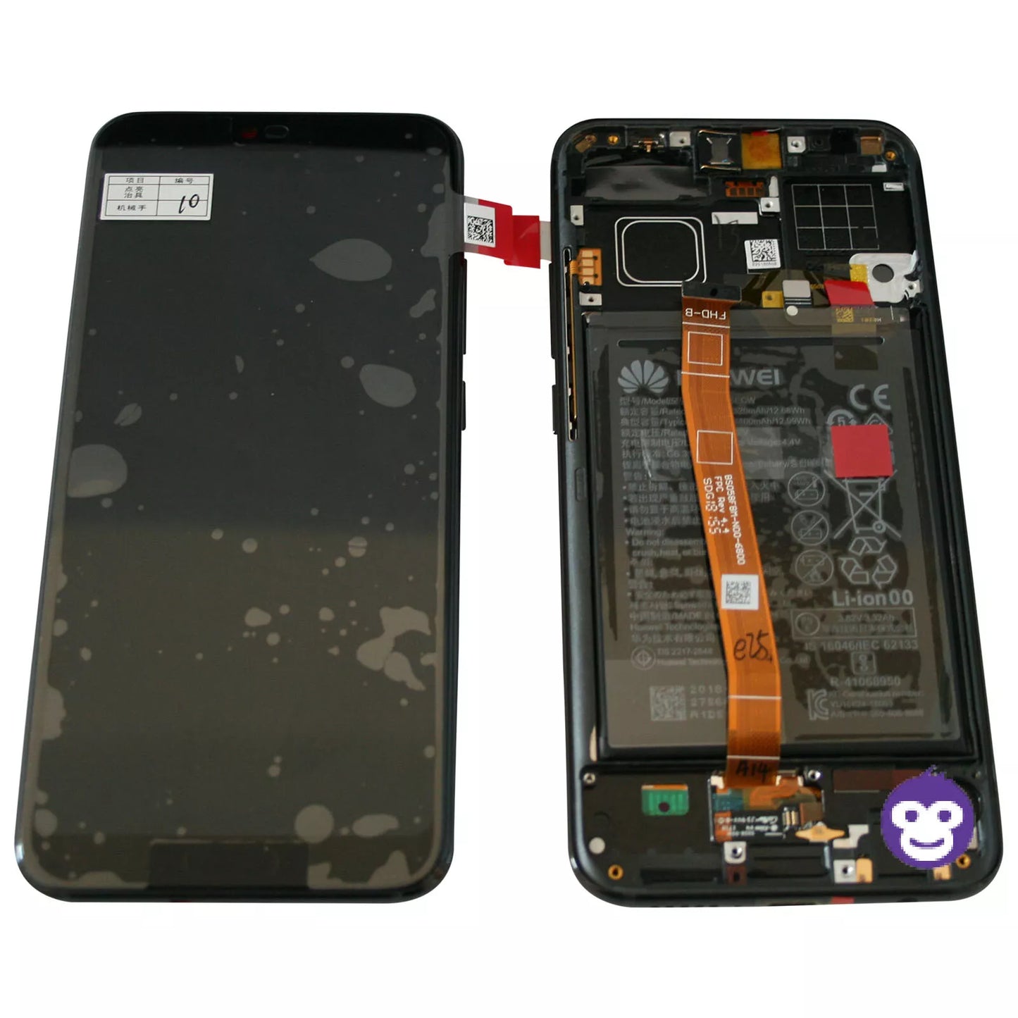 Huawei Honor 10 LCD display screen in Black with frame with Battery - NEW