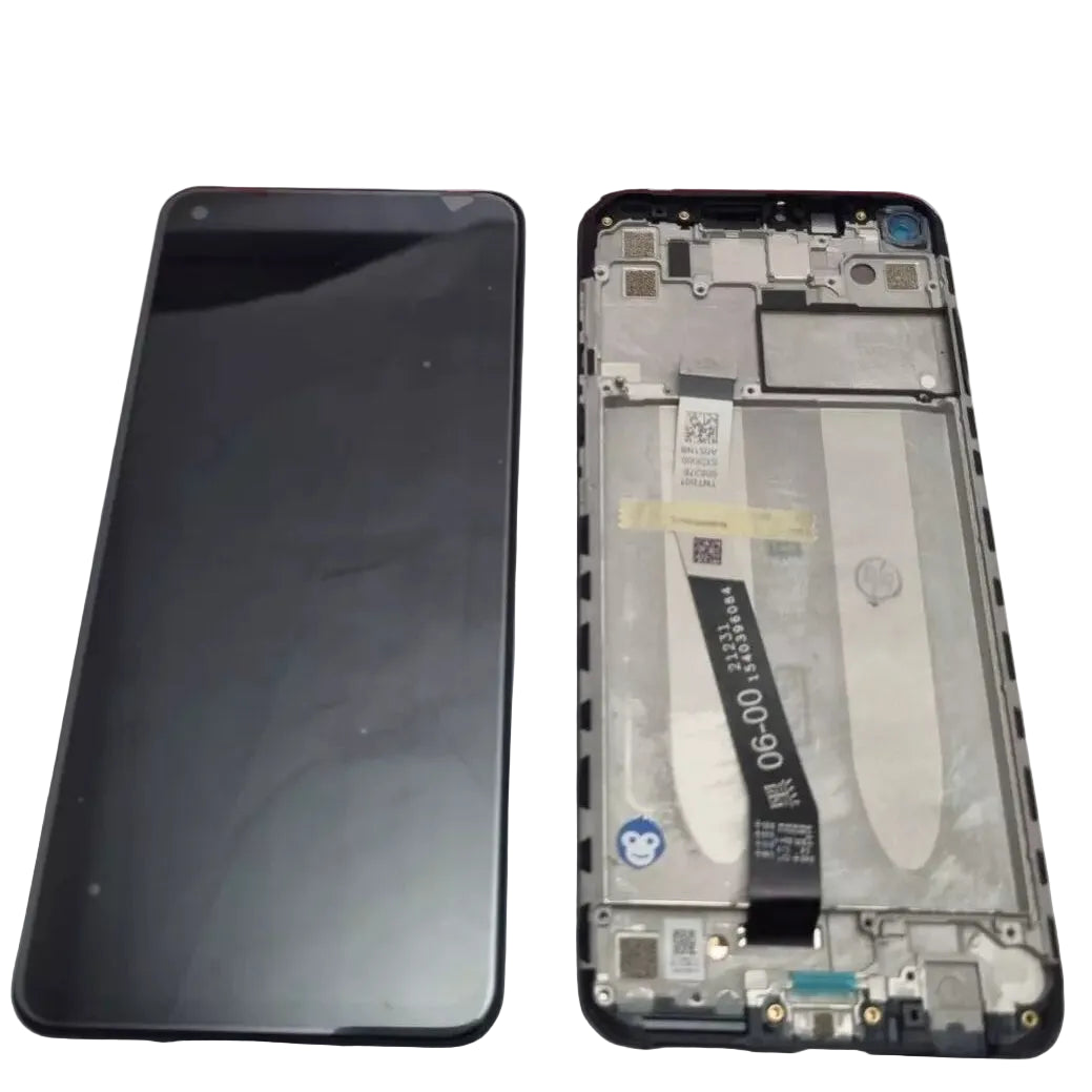 LCD SCREEN DISPLAY WITH FRAME XIAOMI REDMI 10X 4G / REDMI NOTE 9 PEBBLE GREY - NEW