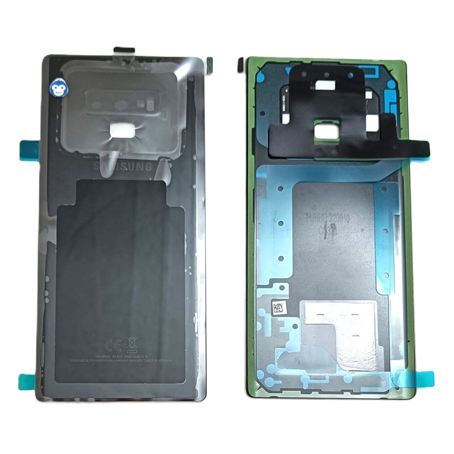 BACK BATTERY REAR COVER CAMERA LENS SAMSUNG GALAXY NOTE 9 N960 BLACK - NEW