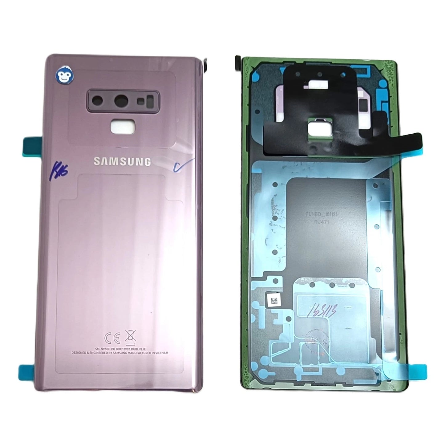 BACK BATTERY REAR COVER CAMERA LENS SAMSUNG GALAXY NOTE 9 N960 LAVENDER (PURPLE) - NEW