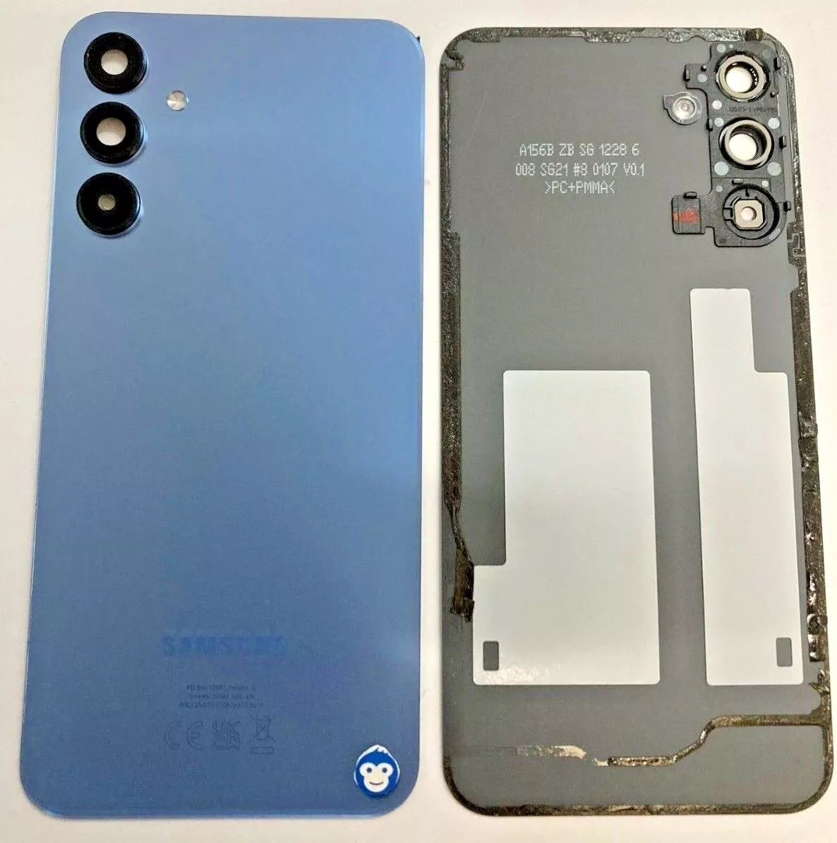Battery cover rear back panel lens Samsung Galaxy A15 5G A156 Blue with lens - GRADE AB