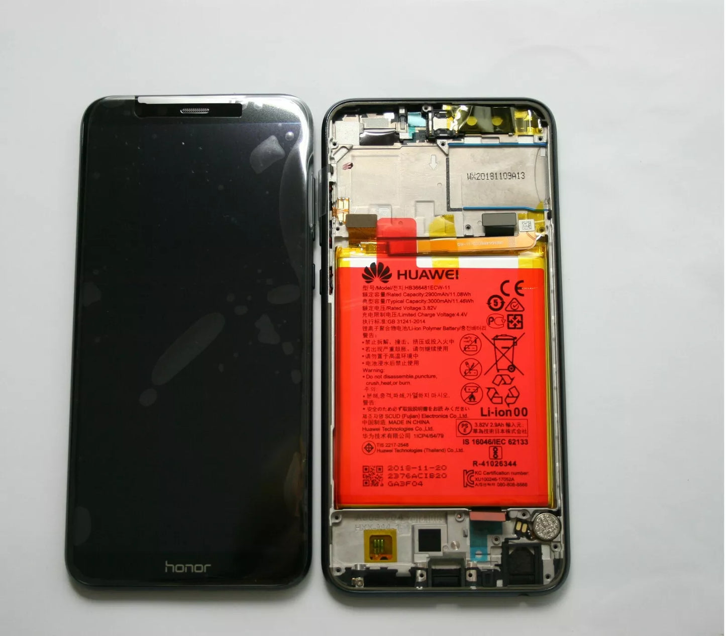 LCD display screen Huawei Honor 9 Lite in Black with Battery - NEW