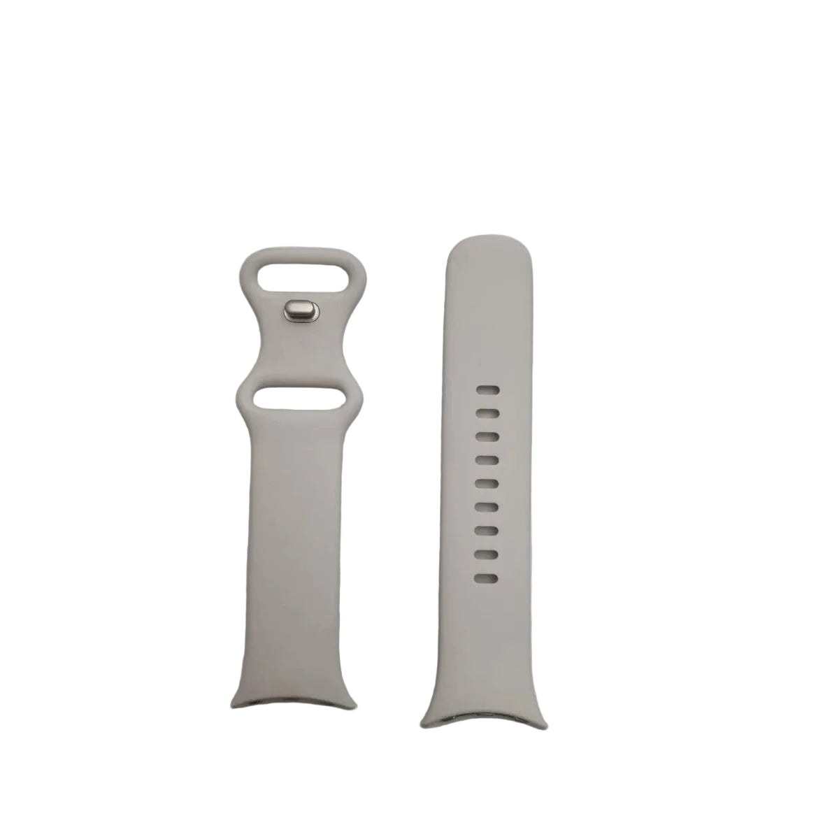 STRAP BAND SILCONE GOOGLE PIXEL WATCH 1 2 3 4 WHITE 41MM LARGE (LONG) - GRADE A