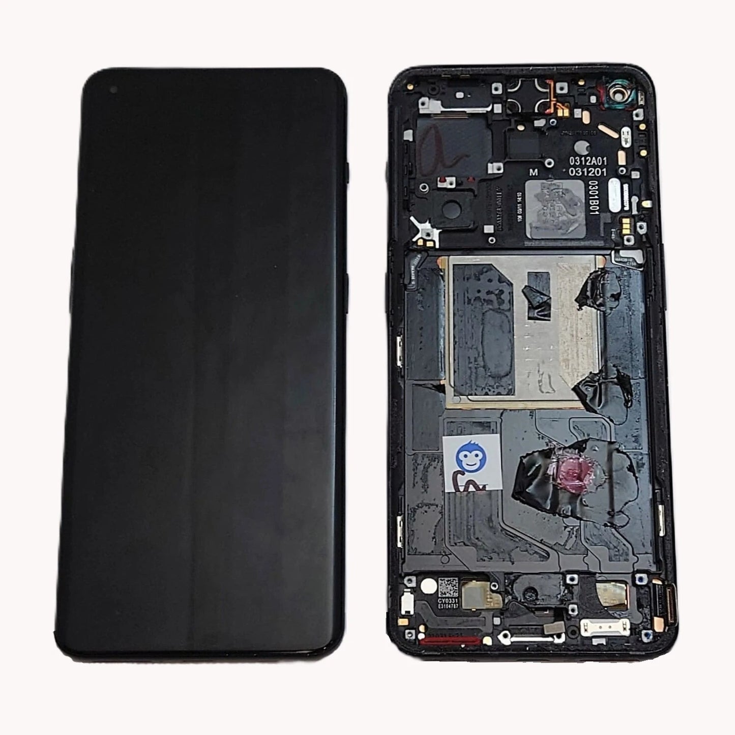 LCD SCREEN DISPLAY WITH FRAME ONEPLUS 10 PRO 5G BLACK - GRADE BC