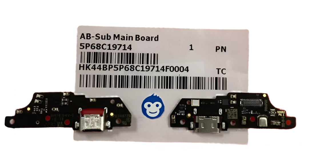 CHARGER PORT FLEX TYPE-C MOTOROLA E30 E40 BLACK XT2159 - NEW