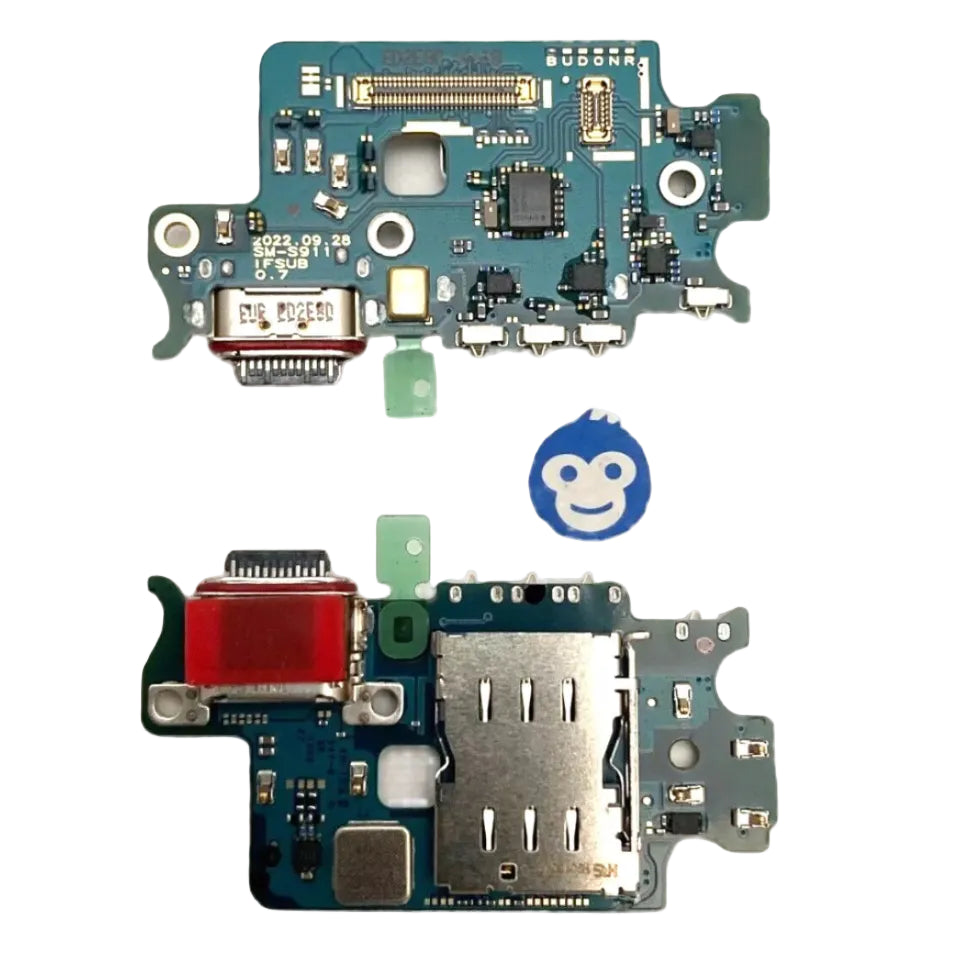 CHARGER PORT TYPE-C SIM READER FLEX SAMSUNG GALAXY S23 S911 - NEW